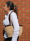 Brown and Gold Darla Shoulder bag