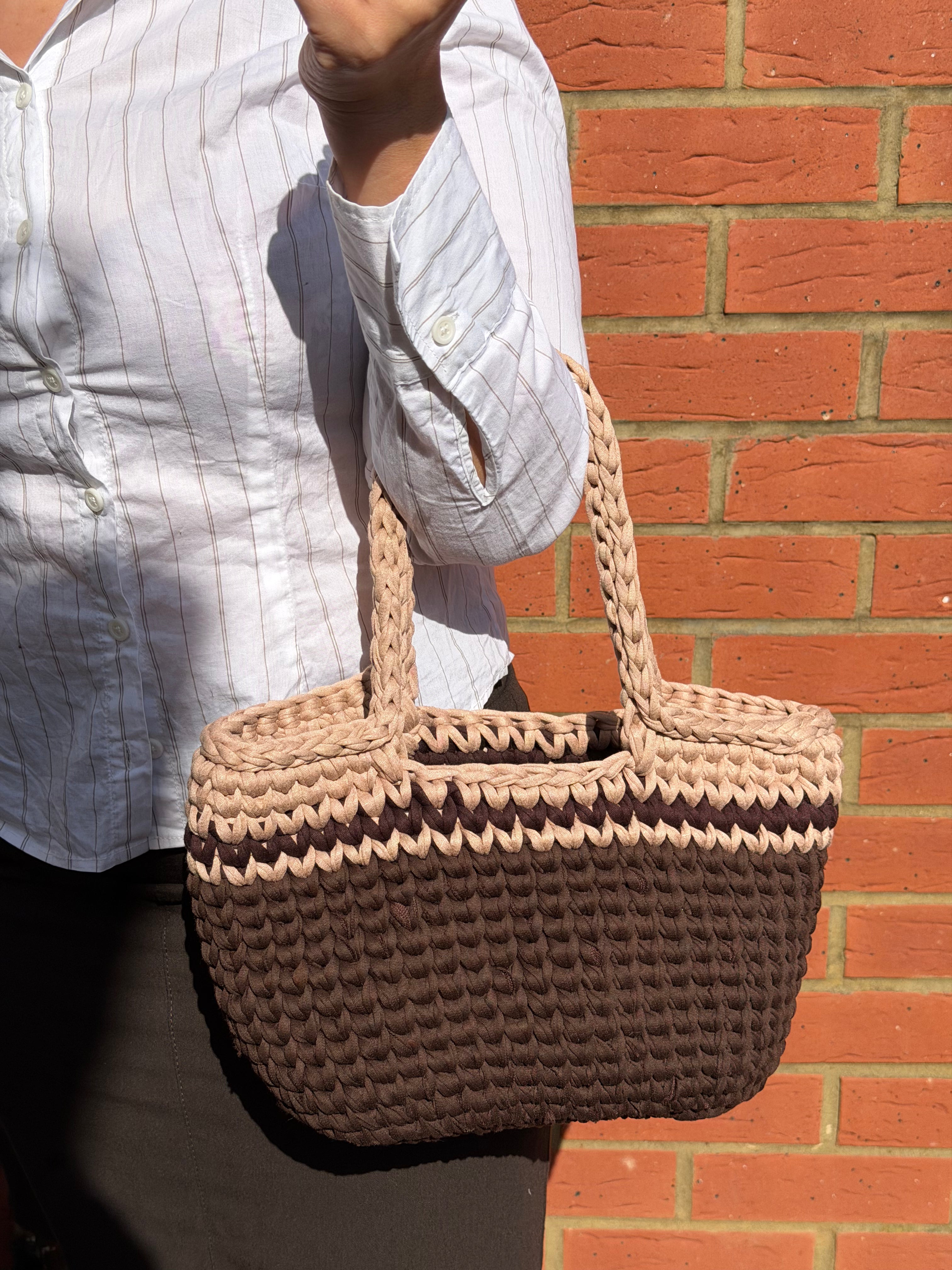 Brown & Beige Darla Shoulder bag