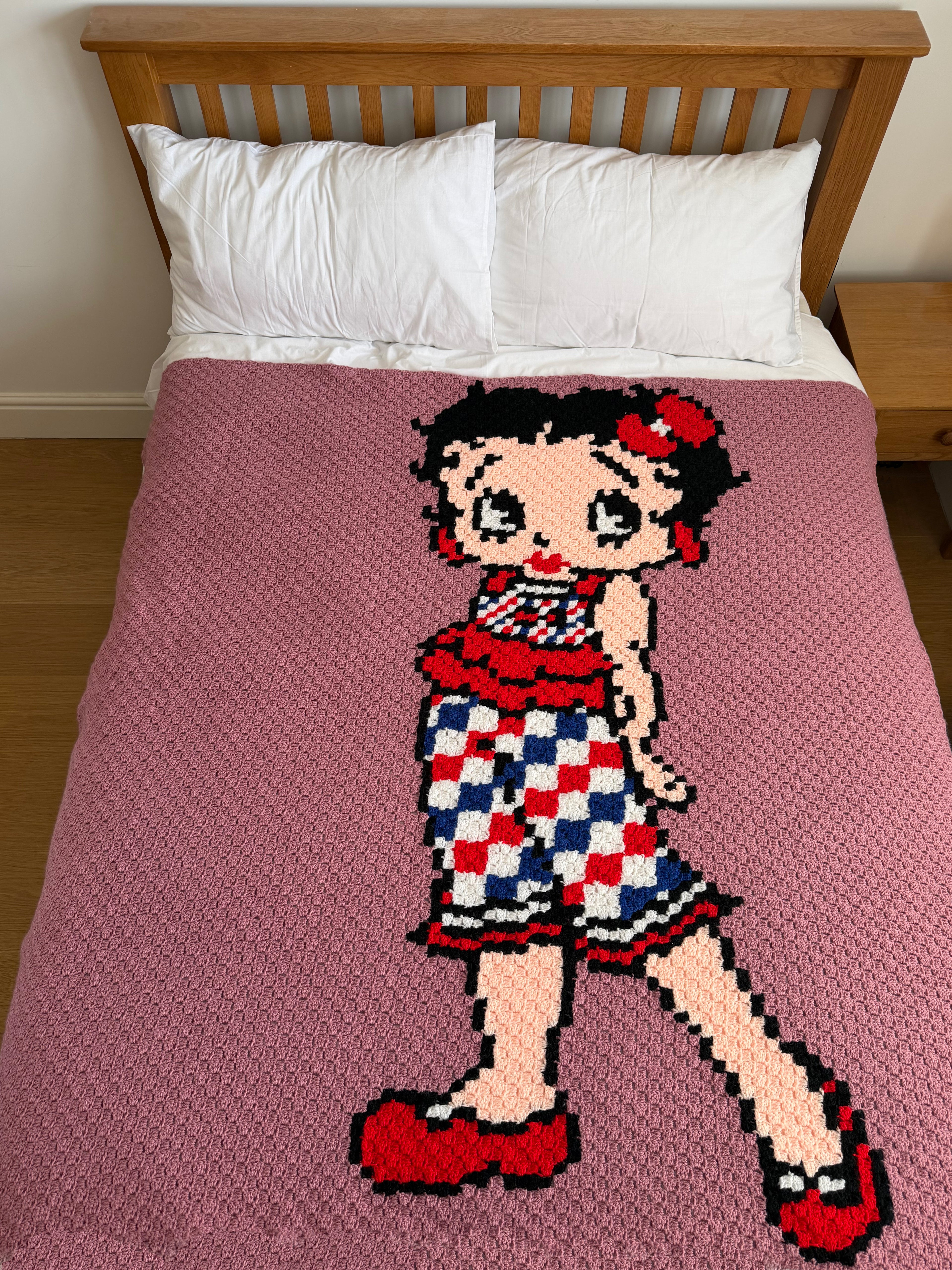 Betty Boop Girl Blanket