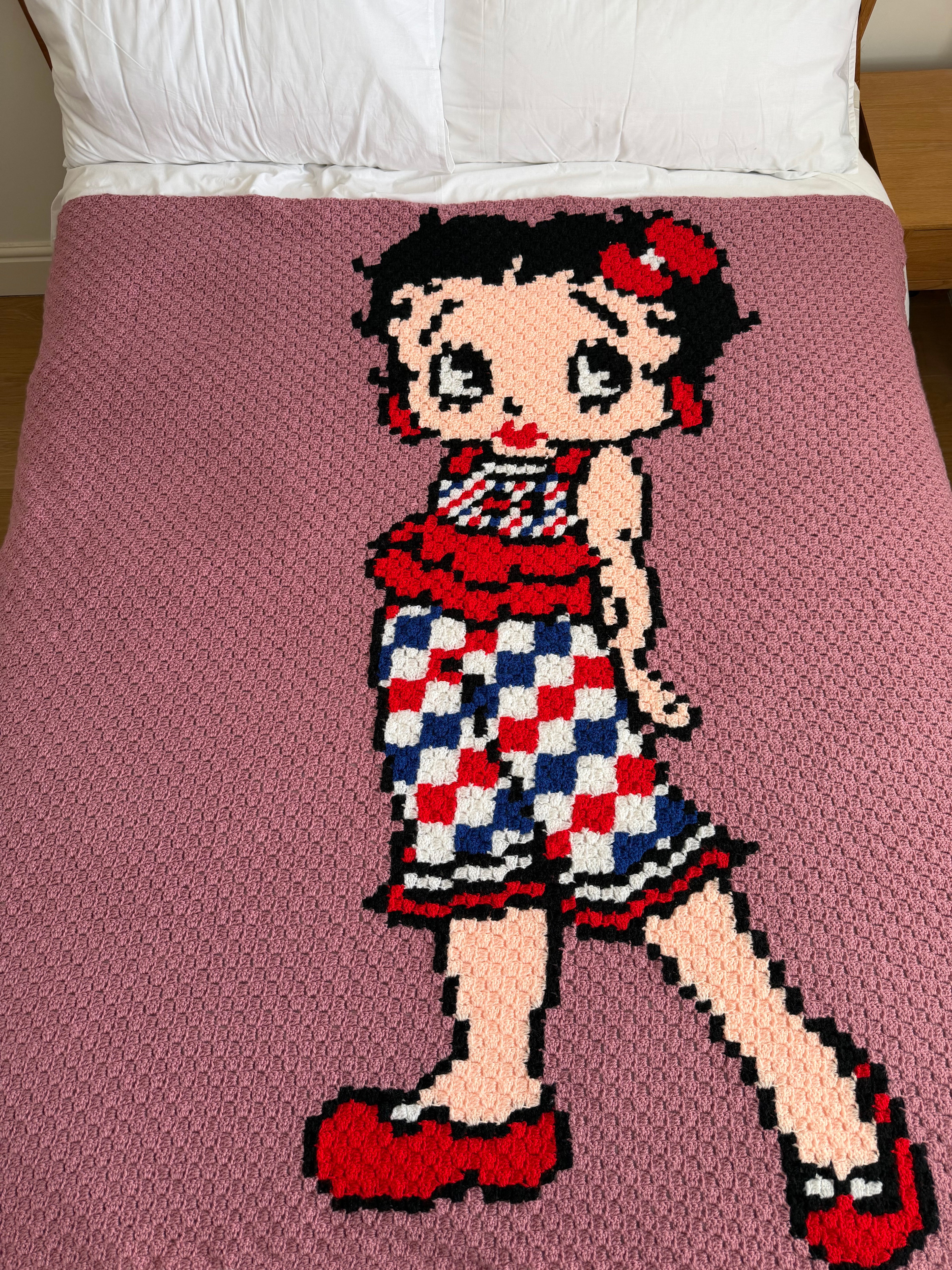 Betty Boop Girl Blanket