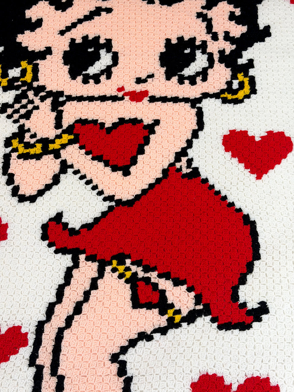 Betty Boop Hearts Blanket
